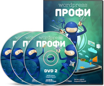 Видео урок " WordPress-Профессионал." (Андрей Кудлай и команда WebForMySelf)